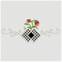 Cutwork Strawberries 02 machine embroidery designs