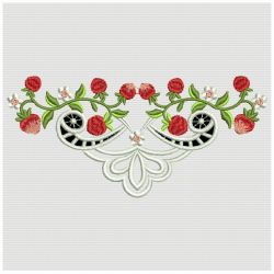 Cutwork Strawberries 04 machine embroidery designs