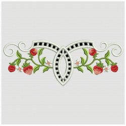 Cutwork Strawberries 09 machine embroidery designs