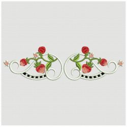 Cutwork Strawberries 10 machine embroidery designs