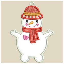 Applique Snowman 02