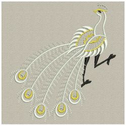 White Peacocks 03(Lg) machine embroidery designs