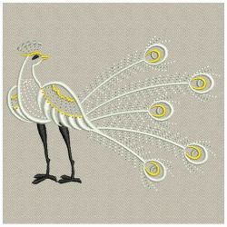 White Peacocks 08(Md) machine embroidery designs