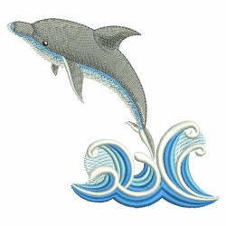 Jumping Dolphins 01(Md) machine embroidery designs