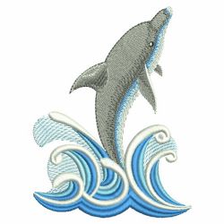 Jumping Dolphins 02(Sm) machine embroidery designs