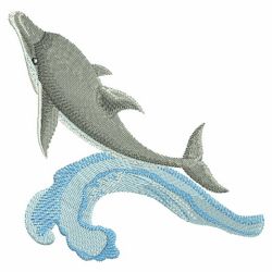 Jumping Dolphins 09(Lg) machine embroidery designs