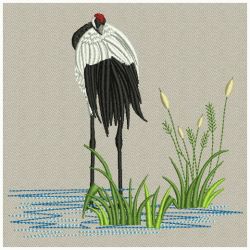 Cranes 08(Lg) machine embroidery designs