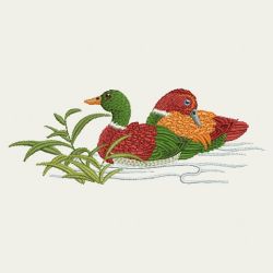 Wood Ducks 03(Sm) machine embroidery designs