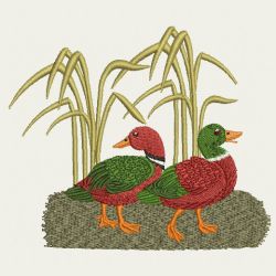 Wood Ducks 09(Lg) machine embroidery designs