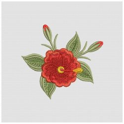Brilliant Hibiscus(Md) machine embroidery designs
