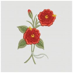 Brilliant Hibiscus 08(Sm) machine embroidery designs