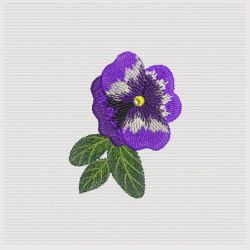Pansies(Md) machine embroidery designs