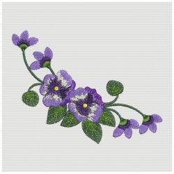 Pansies 05(Md) machine embroidery designs