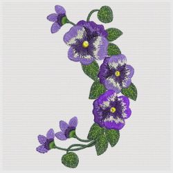 Pansies 06(Md) machine embroidery designs