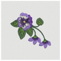 Pansies 07(Lg) machine embroidery designs