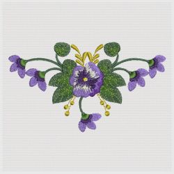 Pansies 09(Md) machine embroidery designs