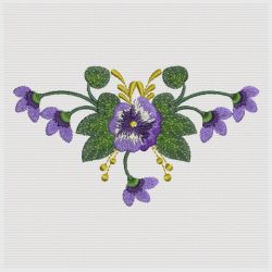 Pansies 09(Lg) machine embroidery designs