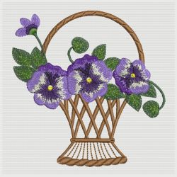 Pansies 10(Md) machine embroidery designs