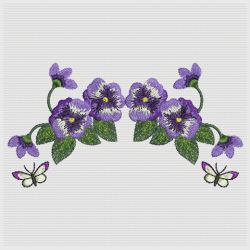 Pansies 11(Sm) machine embroidery designs