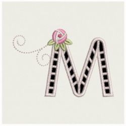 Cutwork Rose Monograms 13