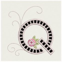 Cutwork Rose Monograms 17