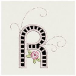 Cutwork Rose Monograms 18