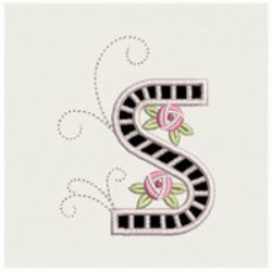 Cutwork Rose Monograms 19 machine embroidery designs