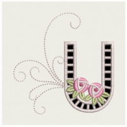 Cutwork Rose Monograms 21