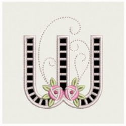 Cutwork Rose Monograms 23