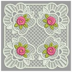 FSL Bullion Rose Doily machine embroidery designs