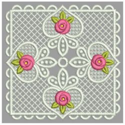 FSL Bullion Rose Doily 05