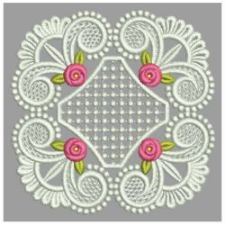 FSL Bullion Rose Doily 08 machine embroidery designs