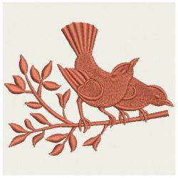 Birds Silhouettes 08 machine embroidery designs