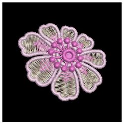 3D FSL Flowers 10 machine embroidery designs