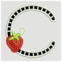 Cutwork Strawberry Monograms 03