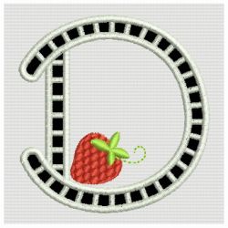 Cutwork Strawberry Monograms 04