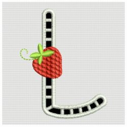 Cutwork Strawberry Monograms 12