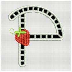 Cutwork Strawberry Monograms 16