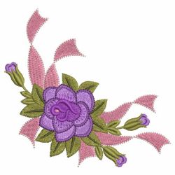 Purple Roses 04(Lg) machine embroidery designs
