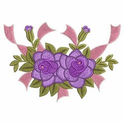 Purple Roses 05(Md) machine embroidery designs
