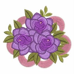 Purple Roses 06(Lg) machine embroidery designs