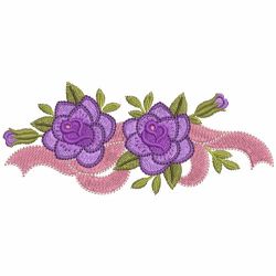 Purple Roses 09(Lg) machine embroidery designs