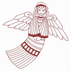 Redwork Angels 02(Lg) machine embroidery designs