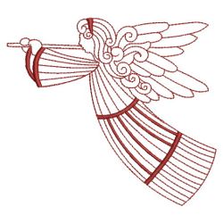 Redwork Angels 03(Sm) machine embroidery designs