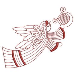 Redwork Angels 07(Lg) machine embroidery designs