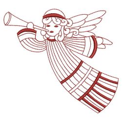 Redwork Angels 10(Lg) machine embroidery designs