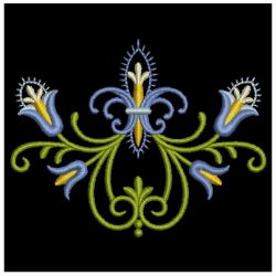 Fleur De Lis 08(Md) machine embroidery designs