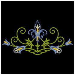 Fleur De Lis 09(Md) machine embroidery designs