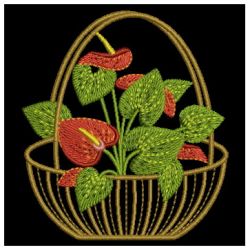 Anthurium 08(Sm) machine embroidery designs
