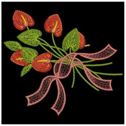 Anthurium 09(Sm) machine embroidery designs